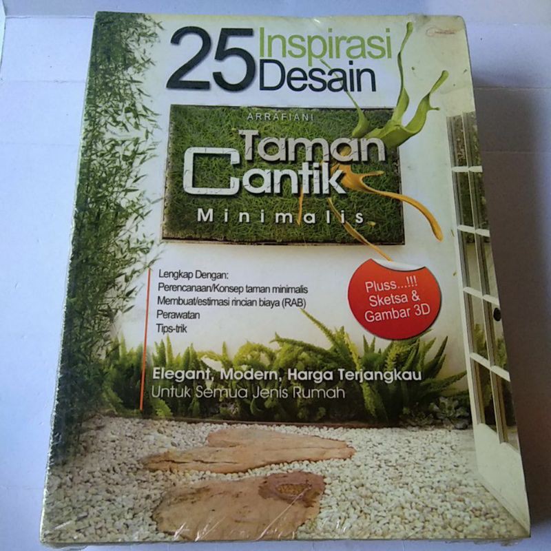 Jual Buku Arsitek - 25 Inspirasi Desain Taman Cantik Minimalis | Shopee