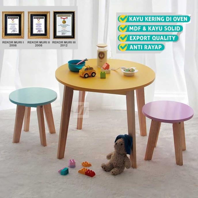 Jual Perlengkapan Rumah Furniture Set Meja Kursi Belajar Anak Couple ...