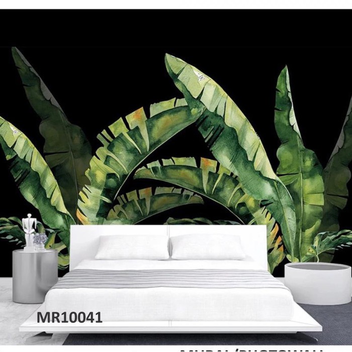 Jual Wallpaper Dinding Photowall Mural Dinding Motif Daun Pisang 3d