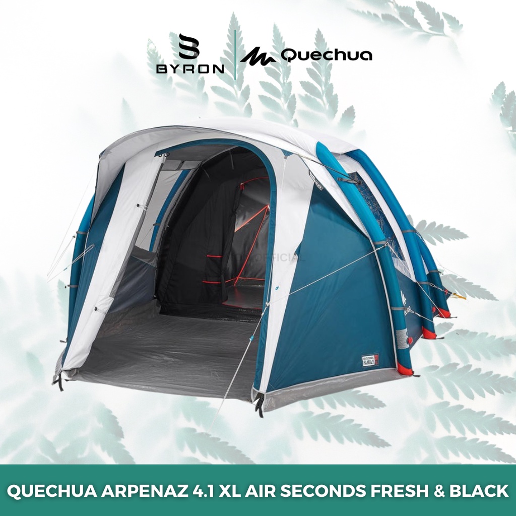 QUECHUA Air Second XL Fresh Black Tenda Inflatable Untuk Orang  Original
