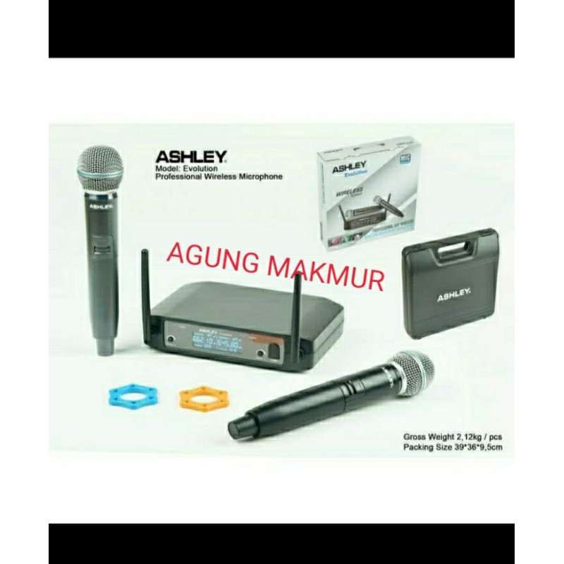 Jual Mic wireless ASHLEY EVOLUTION (ORIGINAL) | Shopee Indonesia