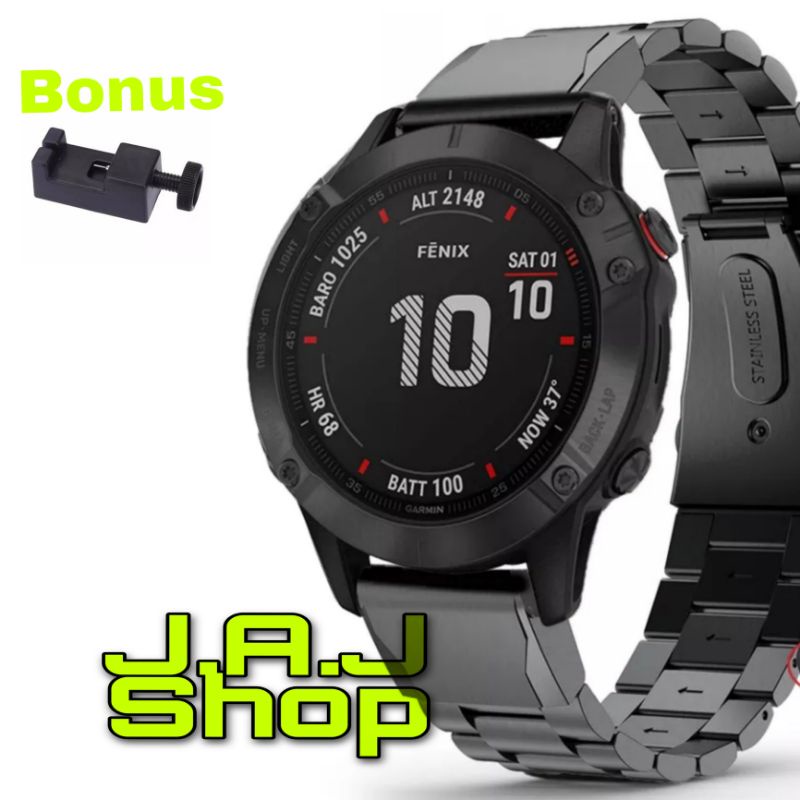 Jual STAINLESS STEEL STRAP TALI JAM RANTAI WATCH BAND QUICK FIT EASY ...