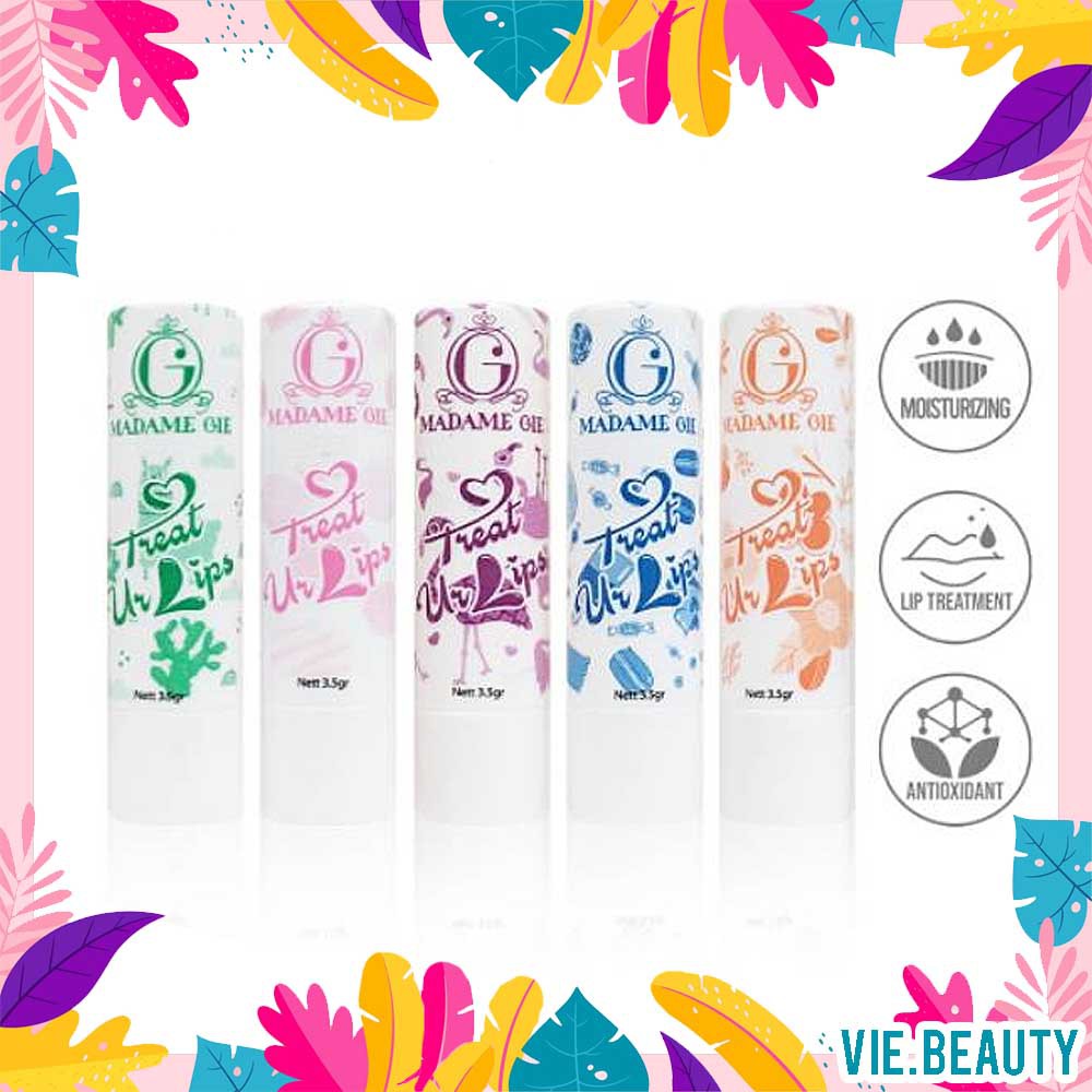 Jual Madame Gie Treat Ur Lips EXP 04 2023 | Lip Balm | Shopee Indonesia