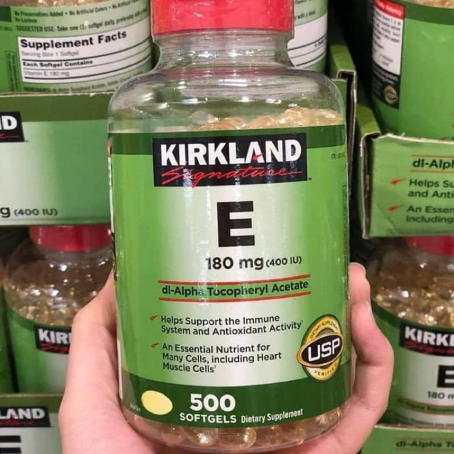 Jual Kirkland vitamin e vit e 400iu 400 iu 200 / 500 sg Shopee Indonesia