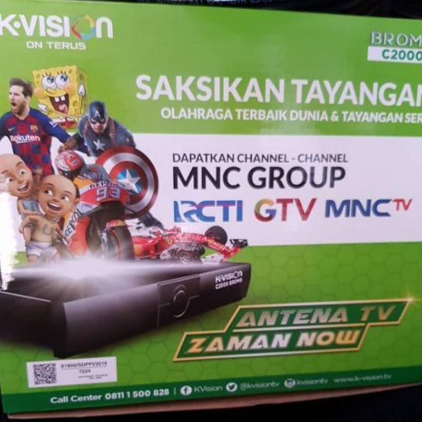 Jual Antena parabola 45cm lengkap receiver Kvision C2000 plus free all