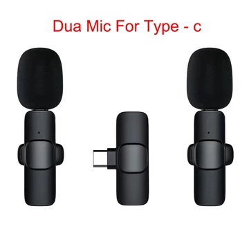 Mic Wireless HP Vlog Youtuber Portable Mic For Iphone And Android Smartphone Condenser