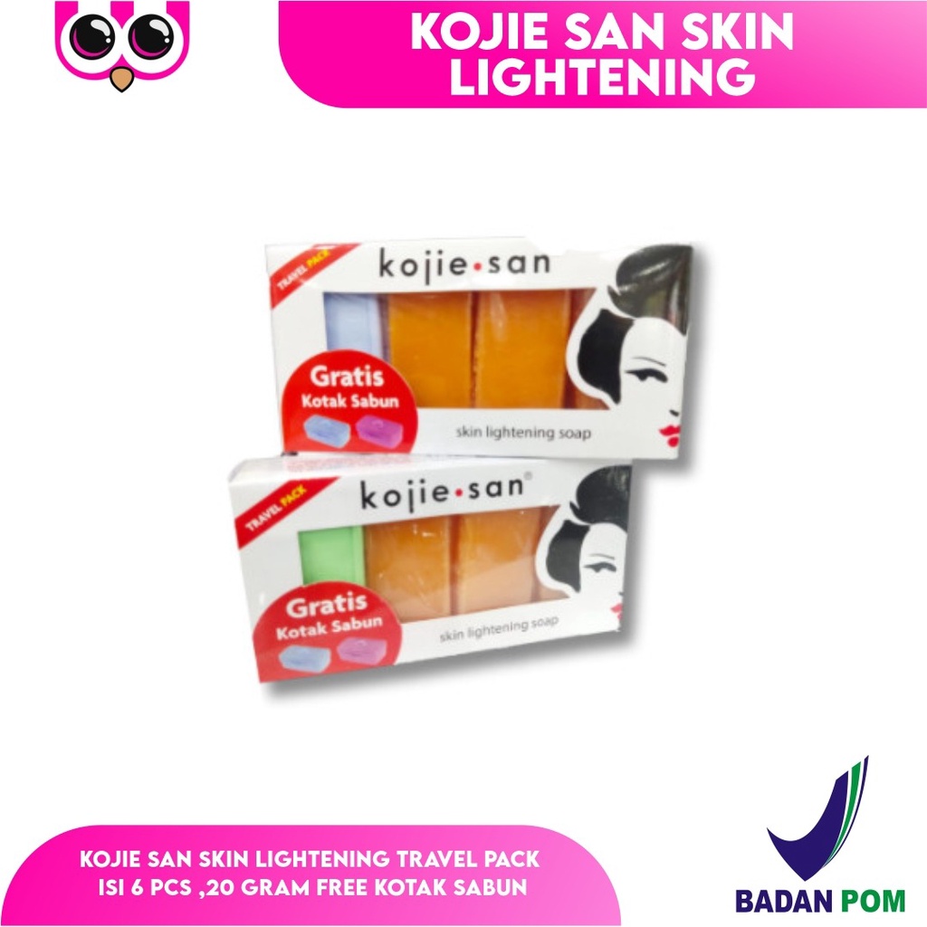 Jual Isi Pcs Kojie San Skin Lightening Travel Pack Isi Pcs X