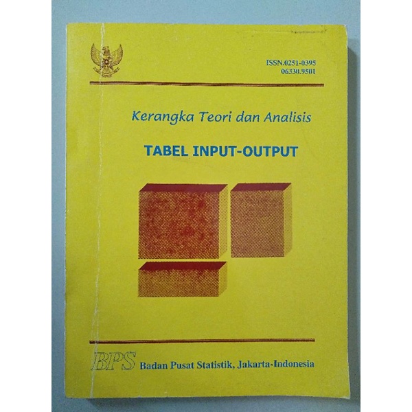 Jual Buku Kerangka Teori Dan Analisis Tabel Input Output | Shopee Indonesia
