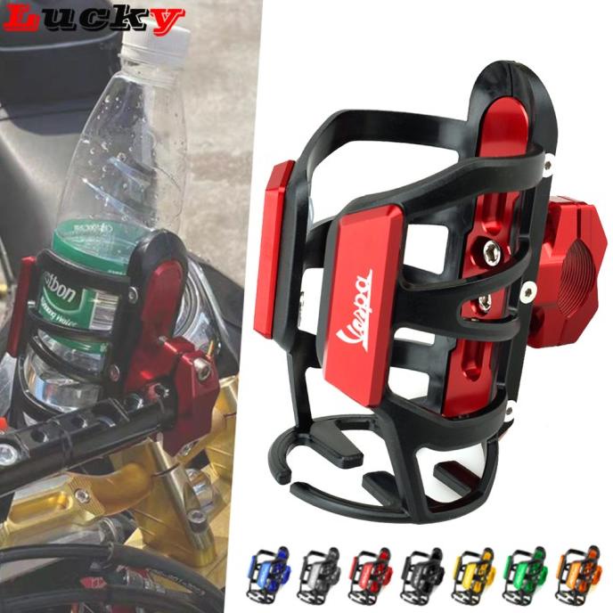 Jual Motorcycle Cnc Water Bottle Drink Cup Holder Vespa Piaggio Mp3 500