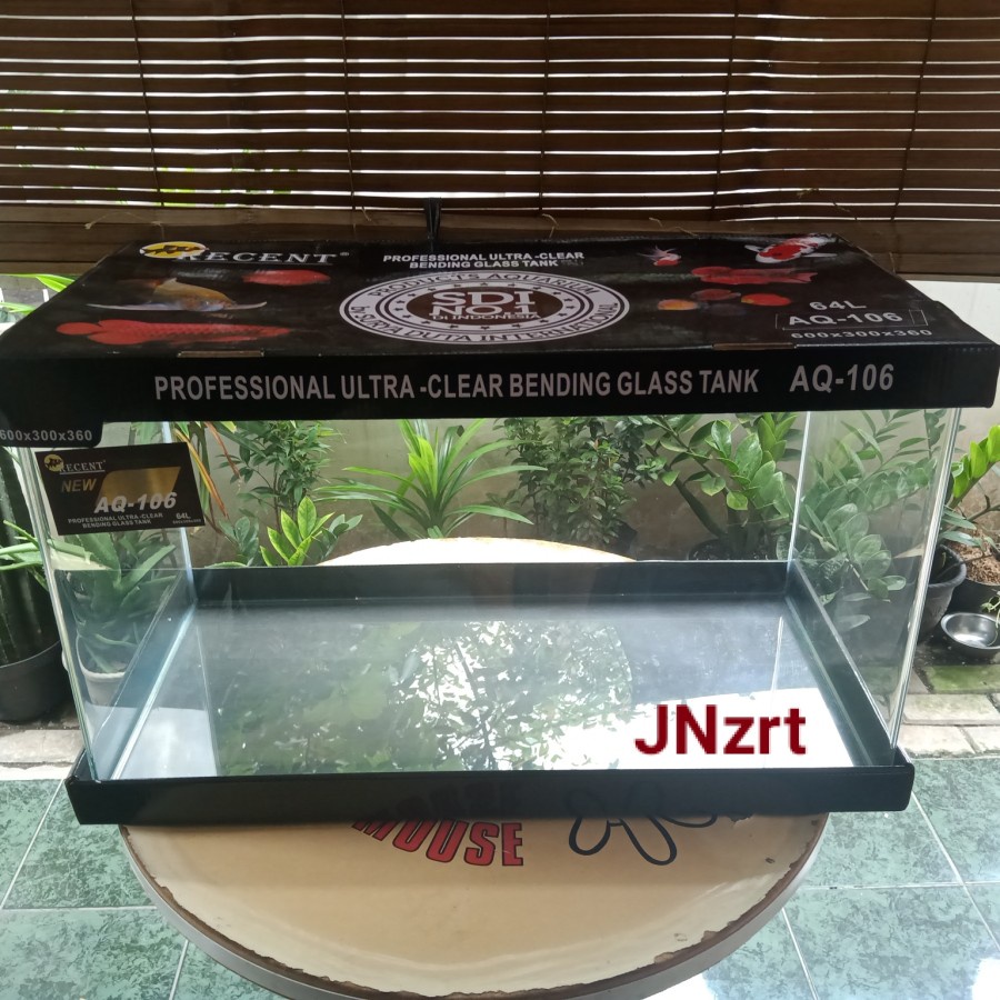 Jual Aquarium Aquascape Akuarium Kaca Bending Glass Tank RECENT AQ-106 ...