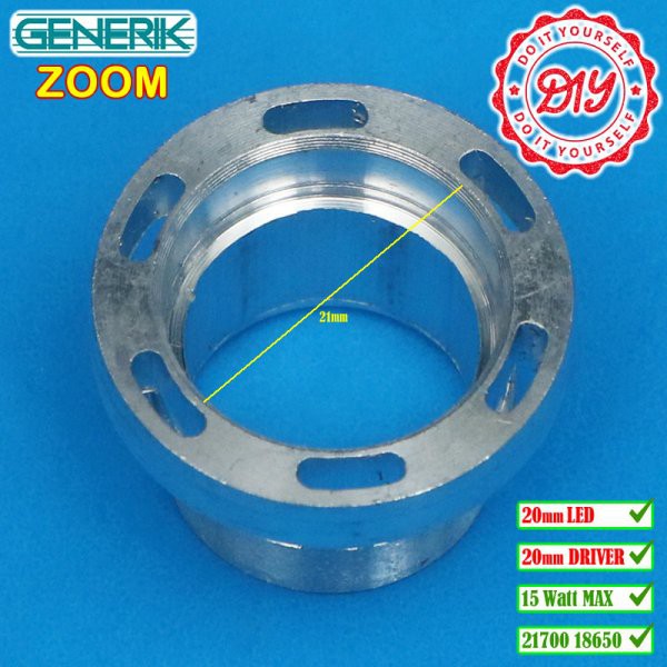 Jual Casing Senter Led DIY Casing Saja X858 ZOOM AZ2120 | Shopee Indonesia
