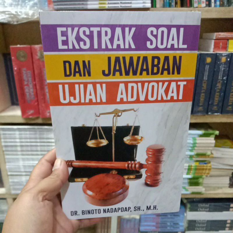 Jual Buku Ekstrak Soal Dan Jawaban Ujian Advokat | Shopee Indonesia