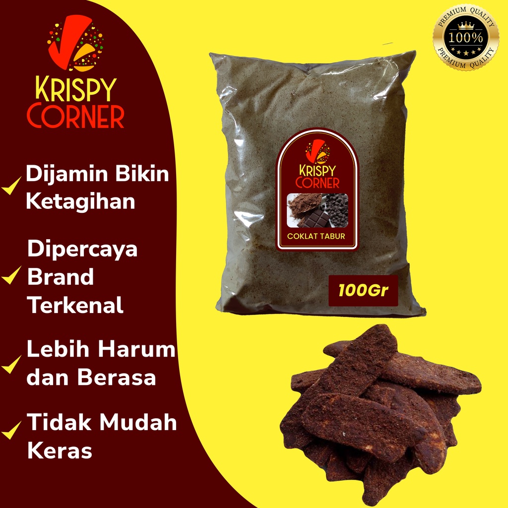 Jual BUMBU TABUR COKLAT MANIS / BUBUK TABUR COKELAT CHOCOLATE KRIPIK ...