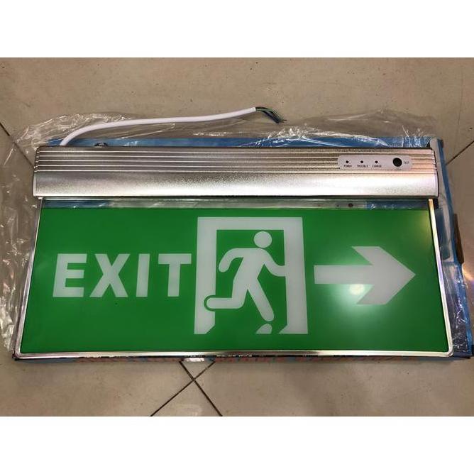 Jual Lampu Led Exit Emergency Sign Tangga Darurat Lamp Acrylic | Shopee ...