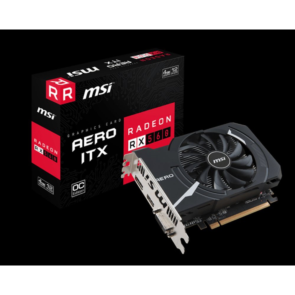 Jual MSI Radeon RX 560 4GB DDR5 - AERO ITX 4G OC Limited | Shopee Indonesia