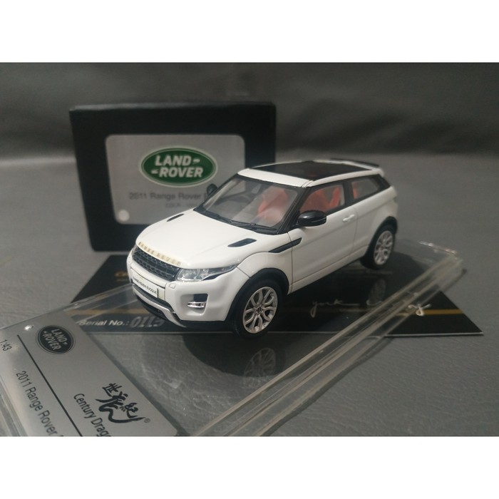Jual Century Dragon 1:43 Range Rover Evoque White Limited edition 300pc ...