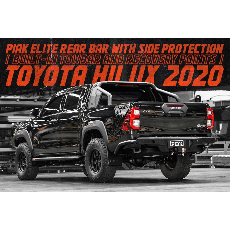 Jual Piak Rear Step Tow Bar With side Protection Toyota Hilux 2018 ...