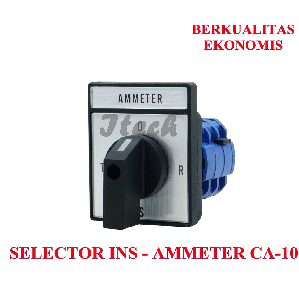 Jual Selector Switch Ins Ampere Ca Posisi Rotary Switch Ampere