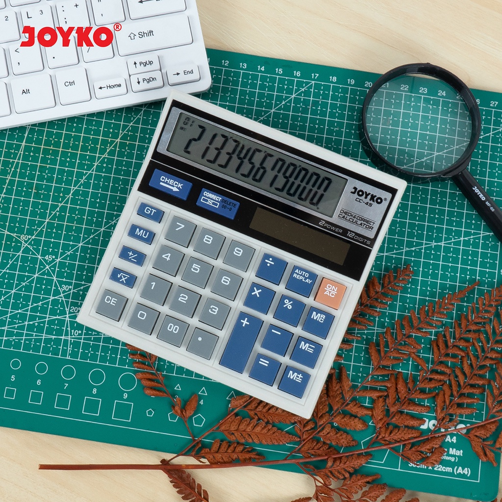 JOYKO Calculator Kalkulator CC-45 12 Digits Check & Correct (5)
