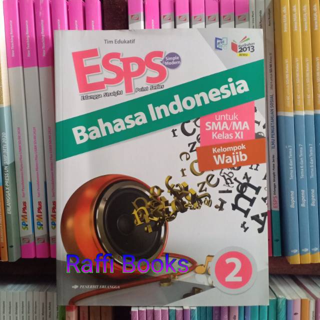 Jual Buku ESPS Bahasa Indonesia Kelas 2 SMA K13 Revisi Erlangga ...