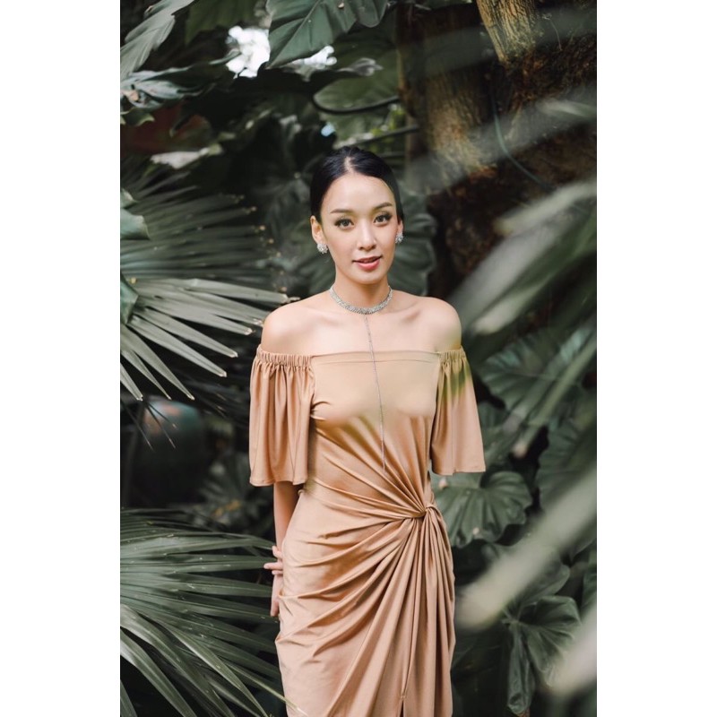 Jual BRIDESY Sabrina Silk Dress Bridesmaid Baju pesta | Shopee Indonesia