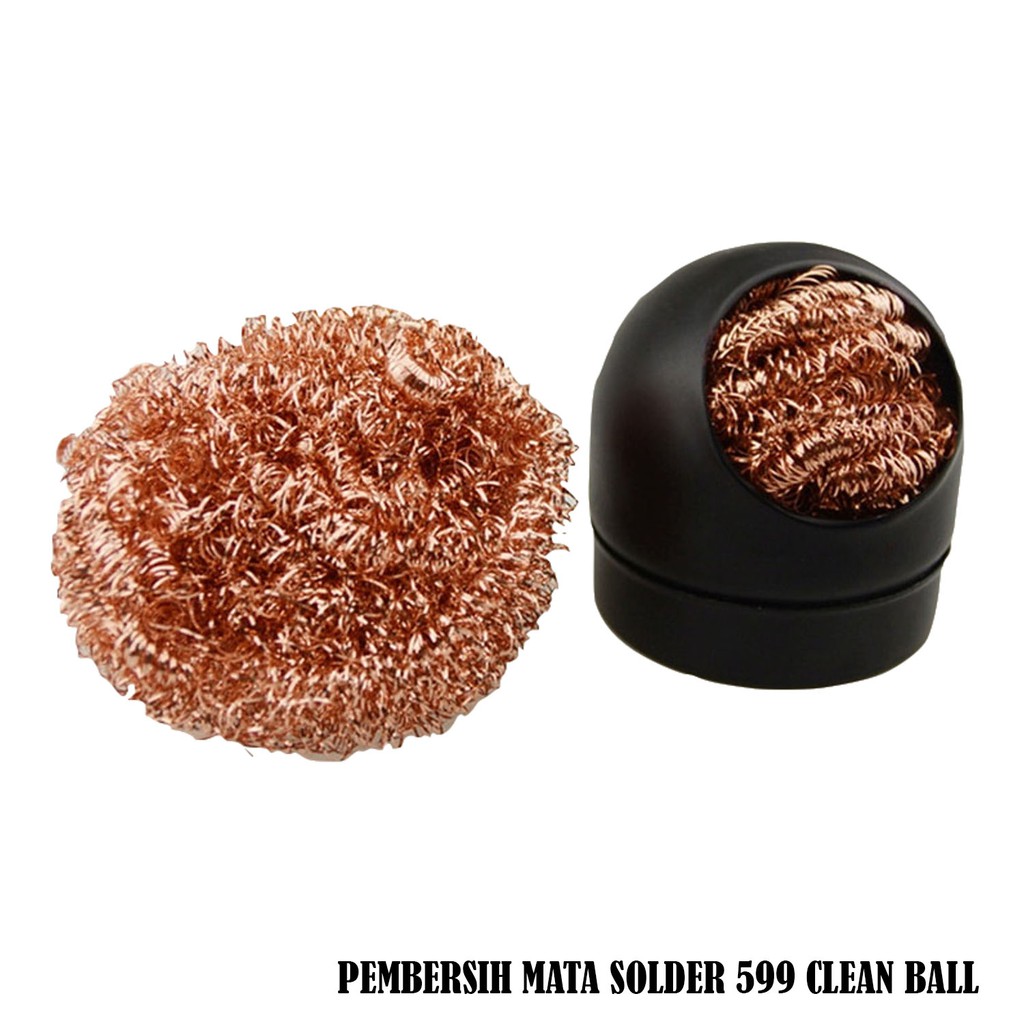 Jual Pembersih Mata Solder 599 Clean Ball Kawat Kuningan Stand Holder ...