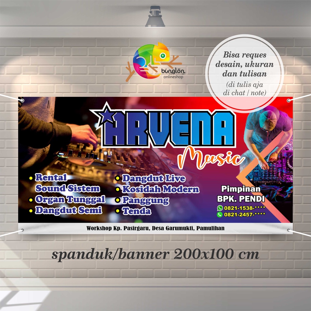 Jual Spanduk, Banner Organ, Dangdut, Musik, Sound Sistem | Shopee Indonesia