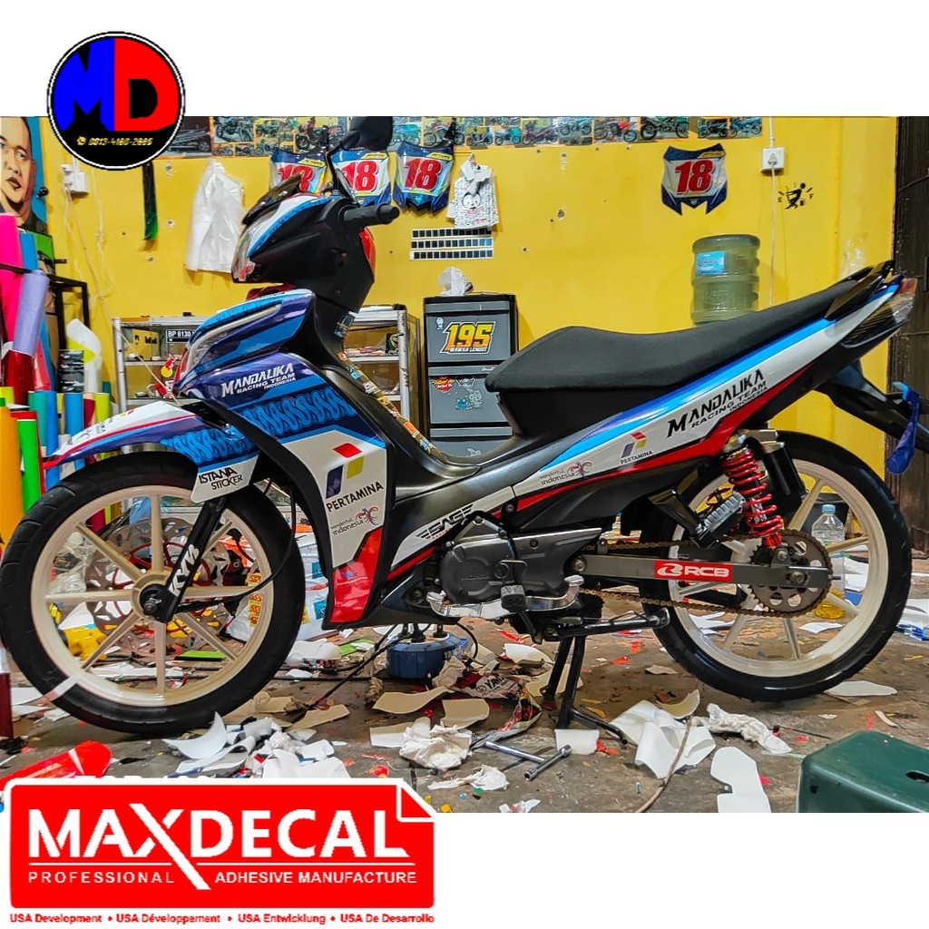 Jual 0142 Decal Jupiter Z1 Pertamina Mandalika | Shopee Indonesia