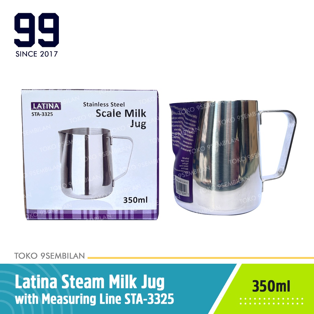 Jual Latina Scale Milk Jug Sta 3325 350 Ml Dengan Garis Ukur 350ml Pitcher Shopee Indonesia 3323