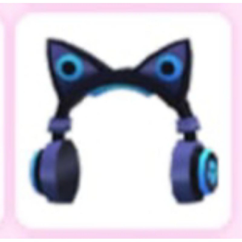 Jual BLUE CAT EAR HEADPHONES PET WEAR ADOPT ME Shopee Indonesia