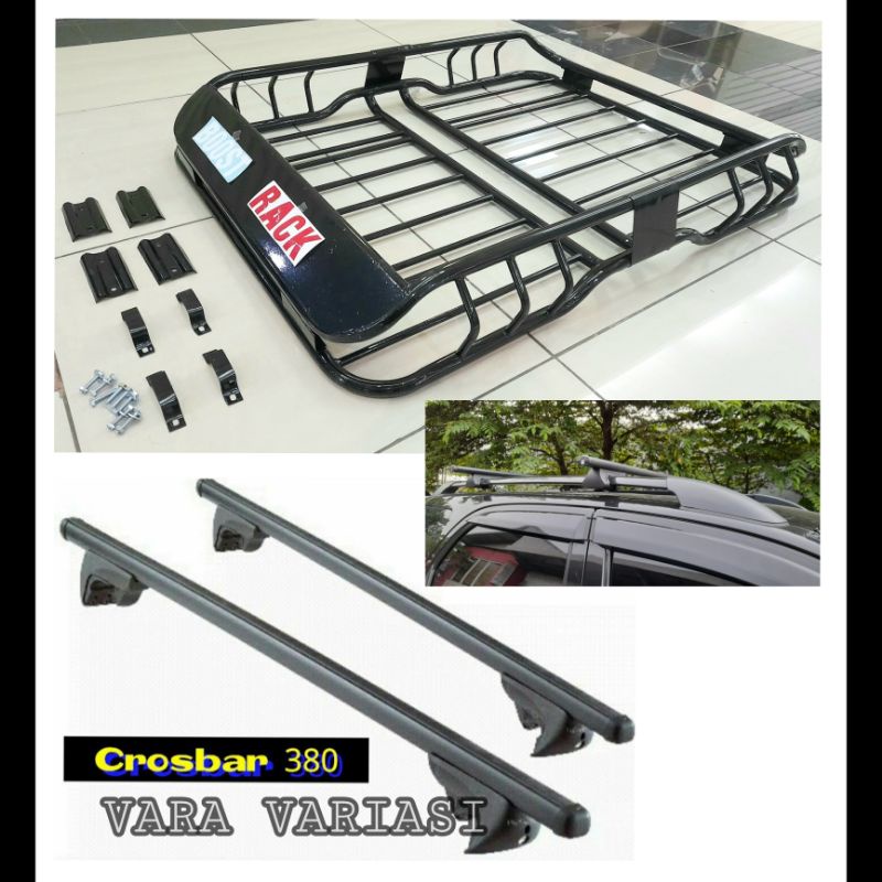 Jual PAKET RAK MODEL BUZZ RACK + KAKI FORACK 380 JEPIT ROOFRAIL PAJERO ...