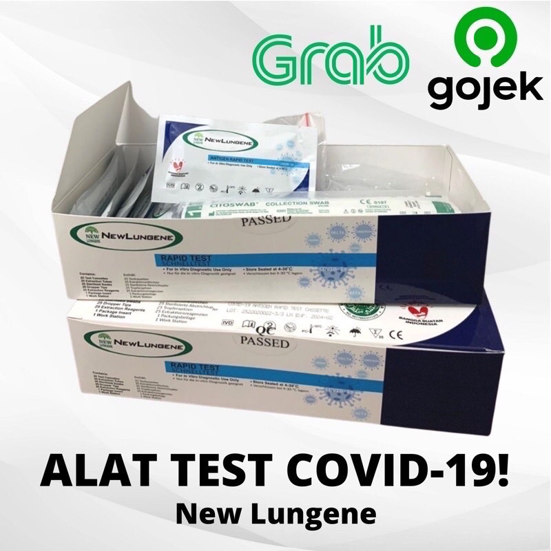 Jual ALAT RAPID TEST ANTIGEN LUNGENE MERAH PUTIH ORIGINAL KEMENKES AKD ...