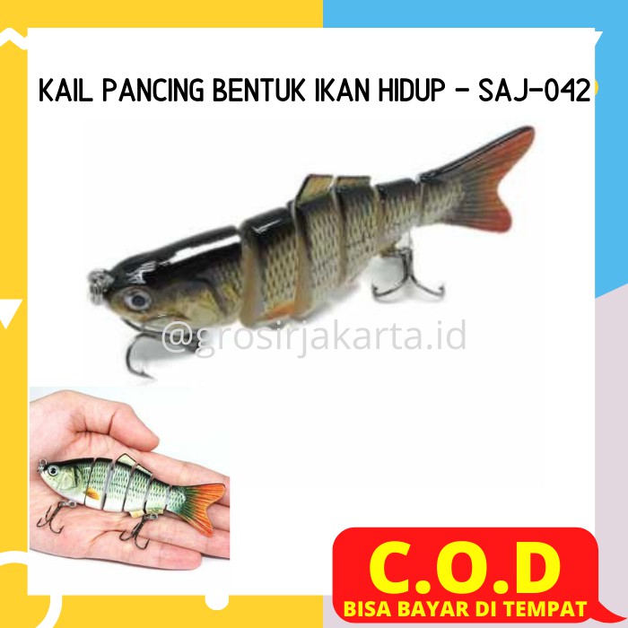 Jual Alat Mancing Mata Pancing Kail Pancing Bentuk Ikan Hidup - SAJ-042 ...