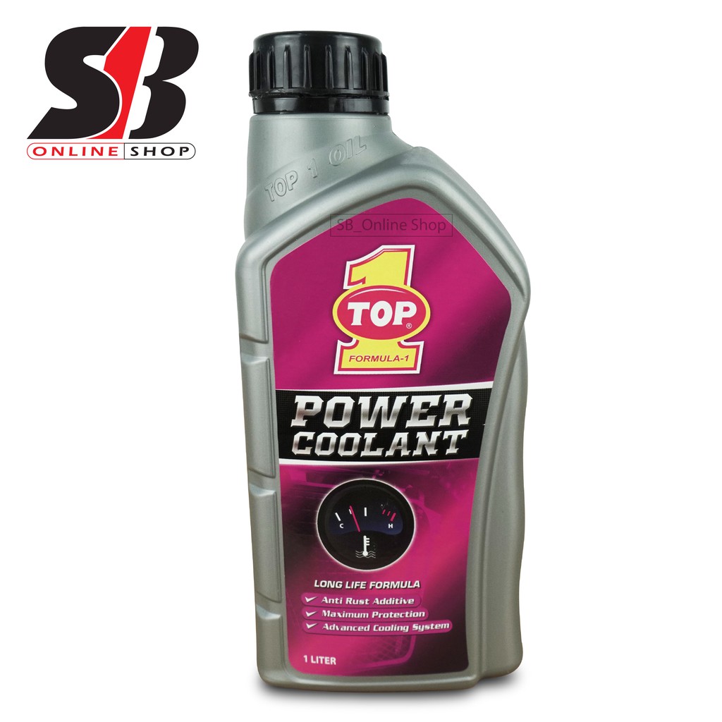 Jual TOP 1 - POWER COOLANT PINK 1 LITER - Air Radiator | Shopee Indonesia