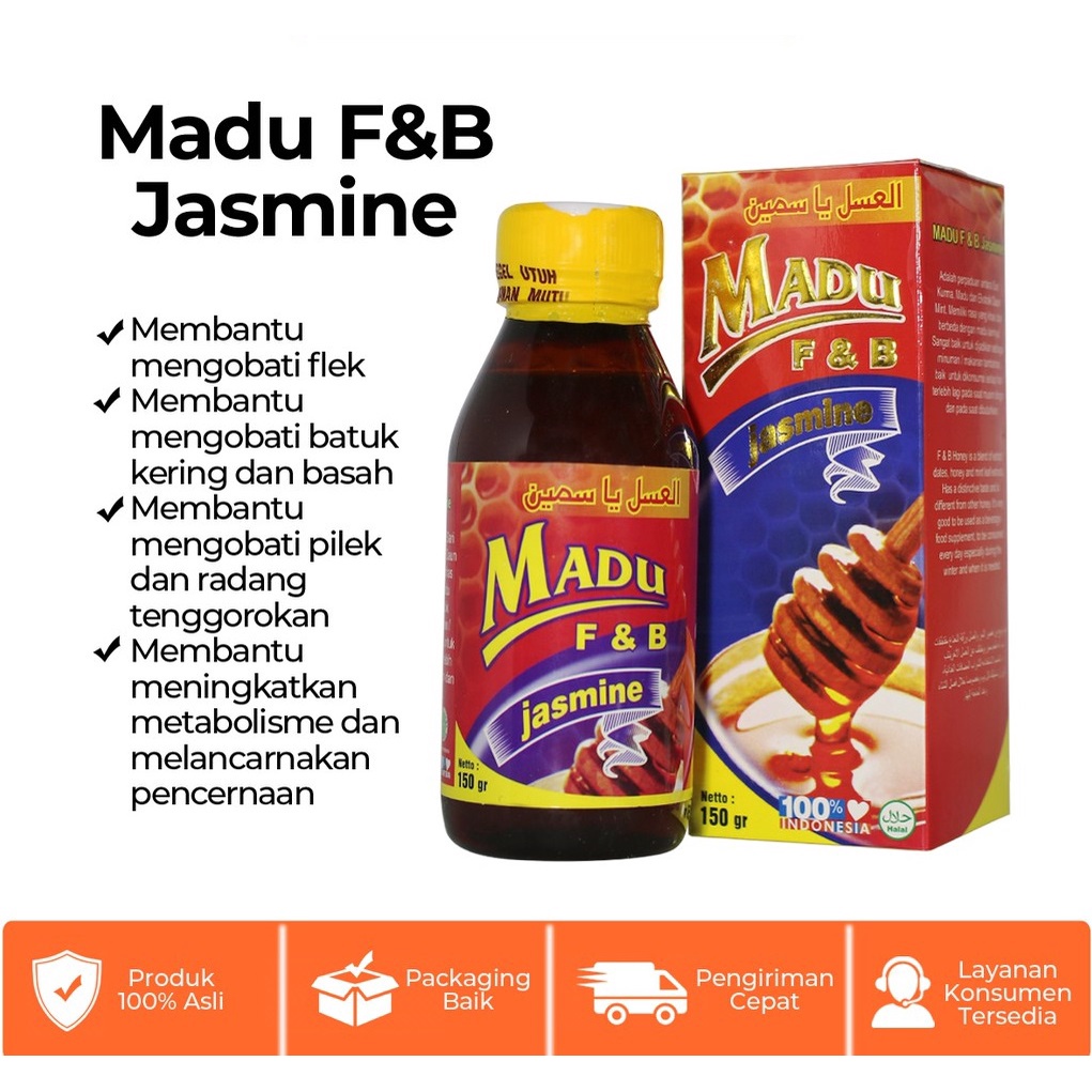 Jual Madu F&B Obat Batuk Herbal Obat Batuk Anak Madu Batuk Jasmine Obat ...