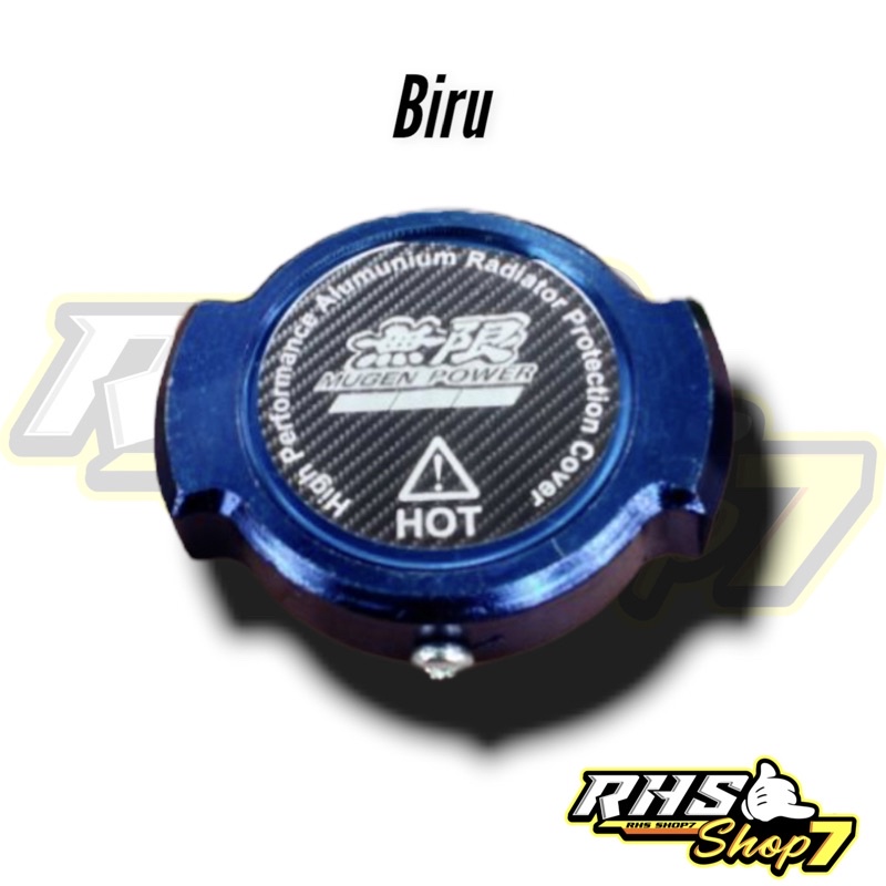 Jual TUTUP RADIATOR MUGEN CARBON COVER TUTUP CUP AIR RADIATOR HRC CNC ...