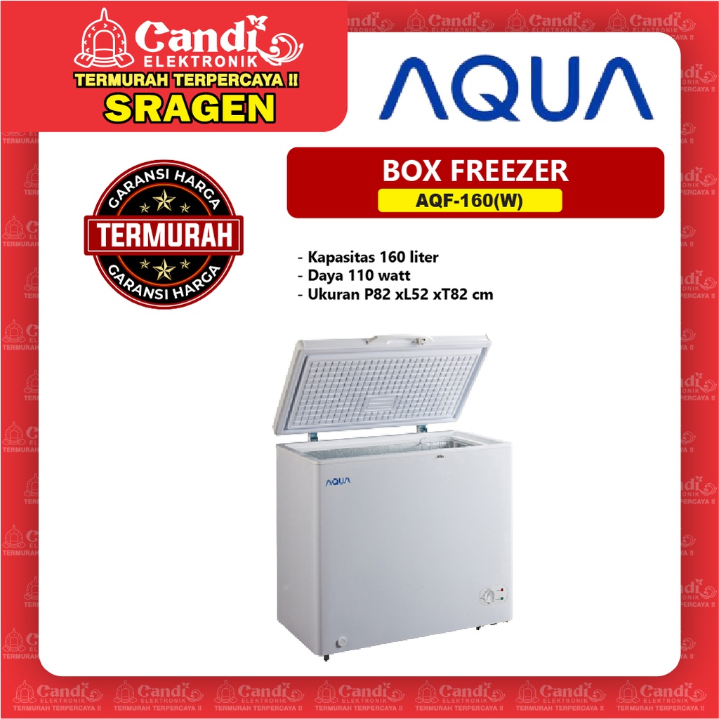 Jual Aqua Box Freezer I Liter Aqf W Shopee Indonesia