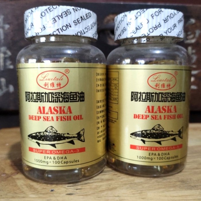 Jual MInyak Ikan capsul cod liver oil Livetale Alaska Deep Sea Fish