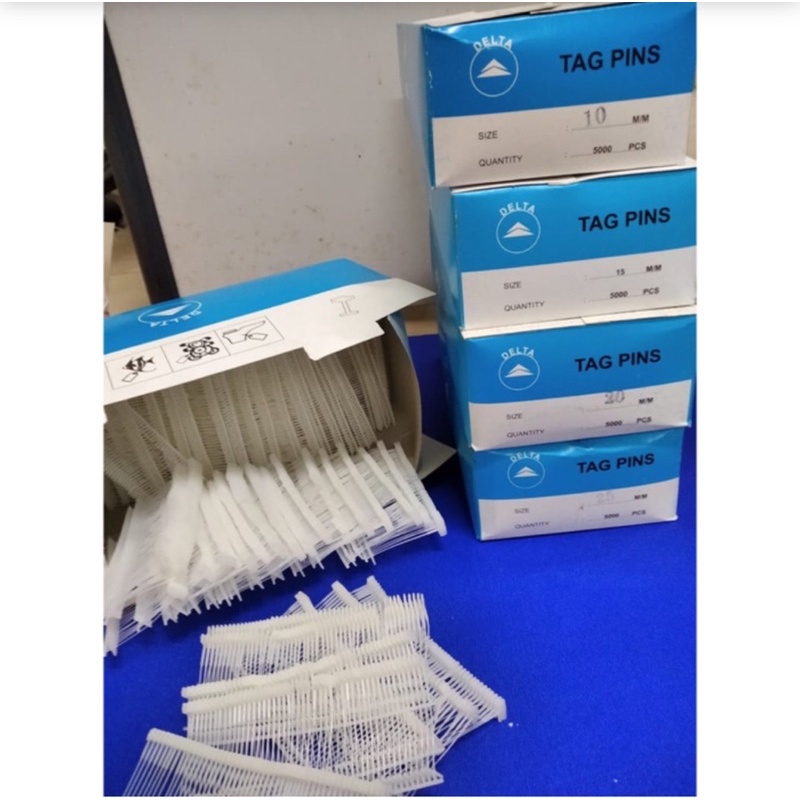 Jual TAG PINS 65MM CLEAR&BLACK Isi 5000pcs/BOX | Shopee Indonesia