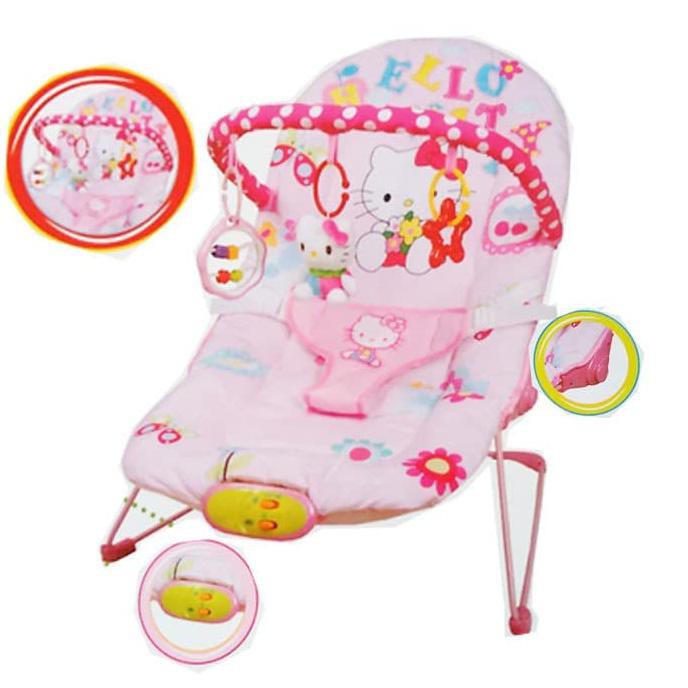 Jual Baby Bouncer Hello Kitty Musical Melody/Bouncer Bayi Otomatis