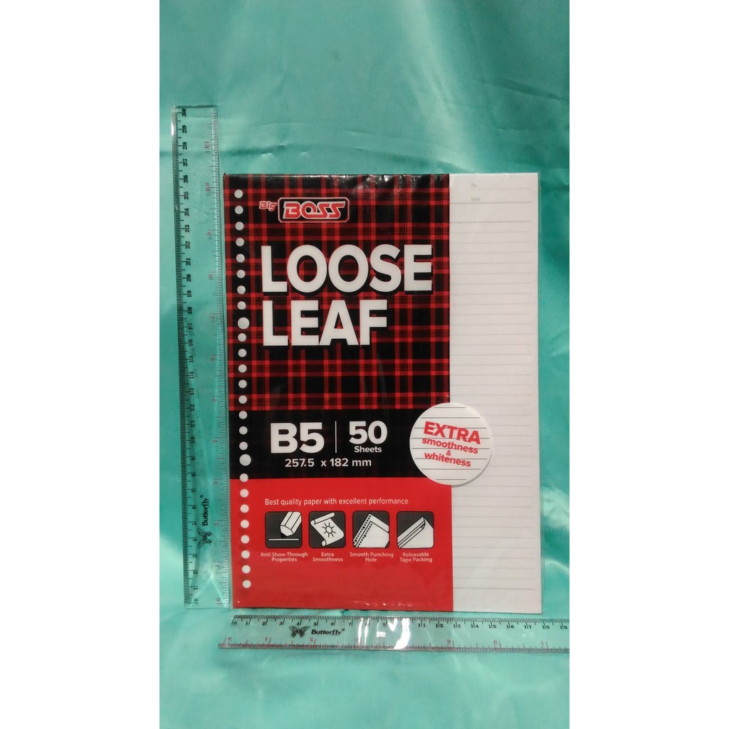 Jual Refil Isi Kertas Binder Besar Loose Leaf File B5 50 Bolong Campus ...