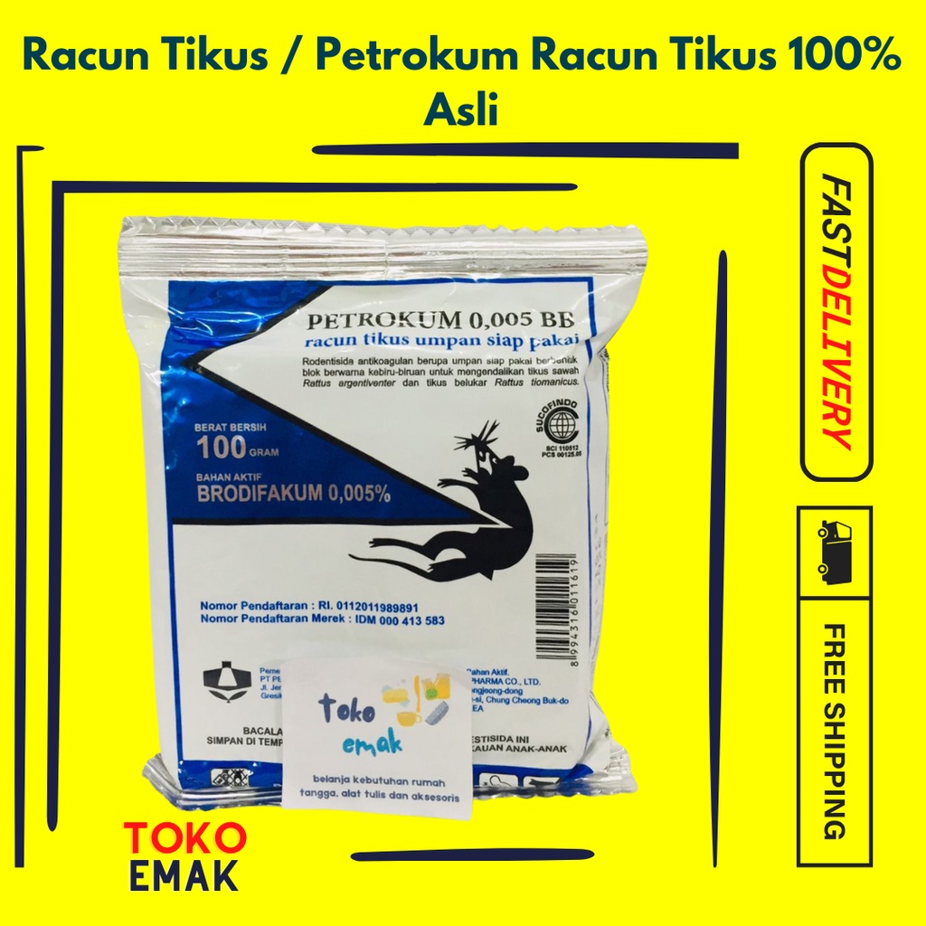 Jual Racun Tikus / Petrokum Racun Tikus 100% Asli | Shopee Indonesia