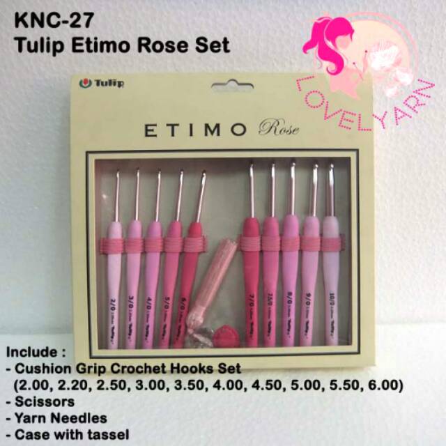 Jual Alat Rajut KNC-27 (Tulip Etimo Rose Set) | Shopee Indonesia