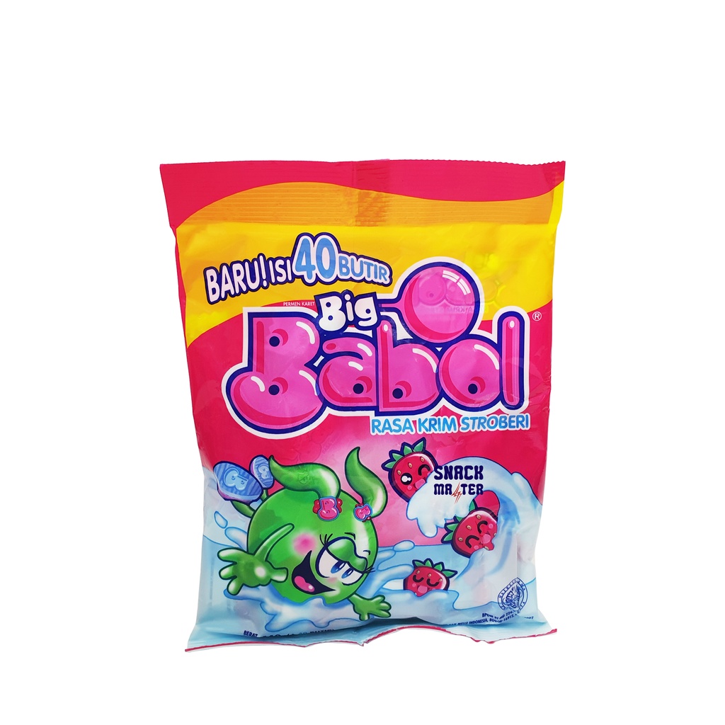 Jual Permen Karet Big Babol Zak - Netto 128 gr (Isi 40 butir) | Shopee ...