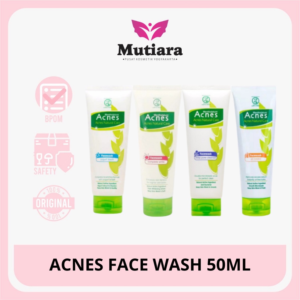 Jual ACNES FACE WASH 50 ML (MINI) Shopee Indonesia