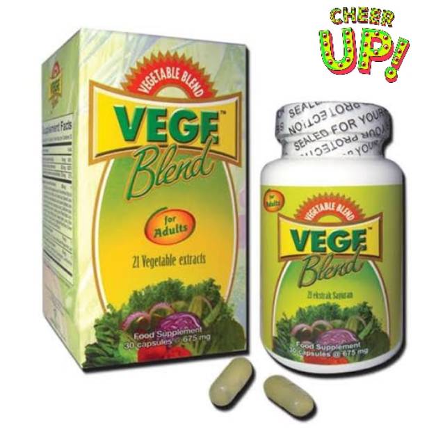 Jual Vitamin Vegeblend Untuk Dewasaadult Ekstrak 21 Sayuran 30 Kapsul Shopee Indonesia 5903