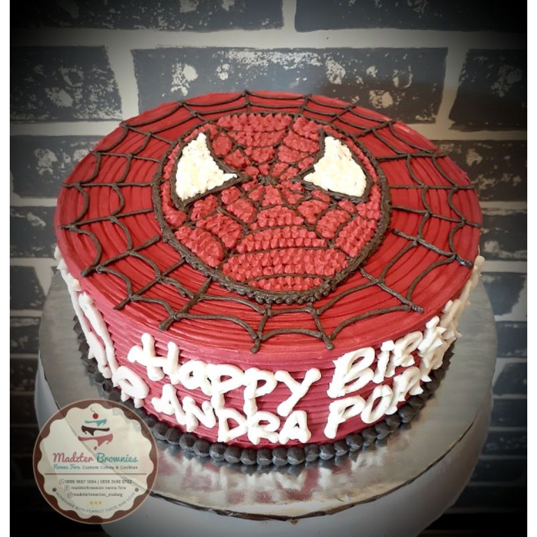 Jual kue ulang tahun spiderman / kue ulang tahun anak | Shopee Indonesia
