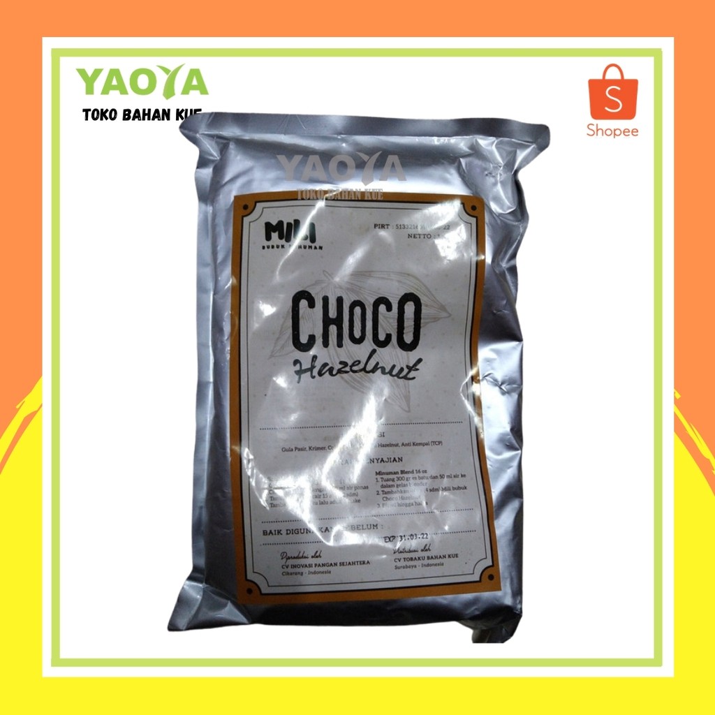 Jual MILI BUBUK MINUMAN 1KG CHOCO HAZELNUT | Shopee Indonesia