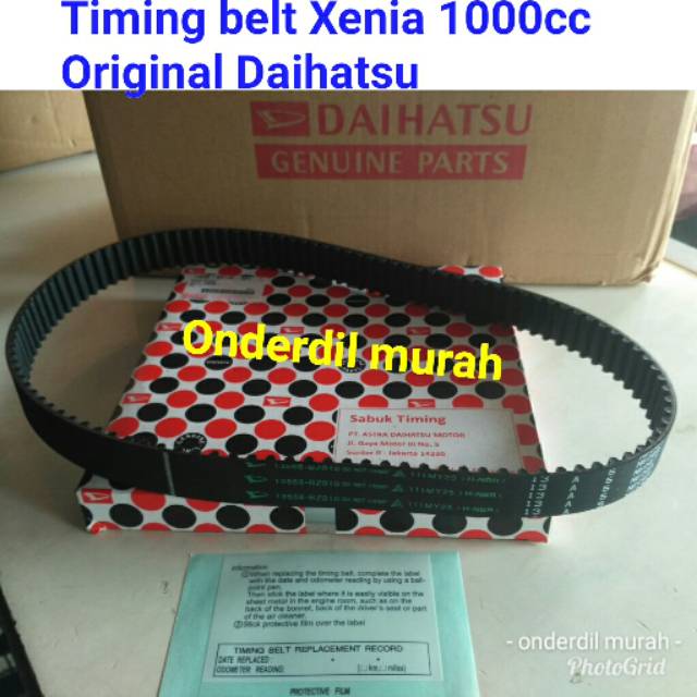 Jual timing belt xenia 1000cc ORIGINAL Shopee Indonesia