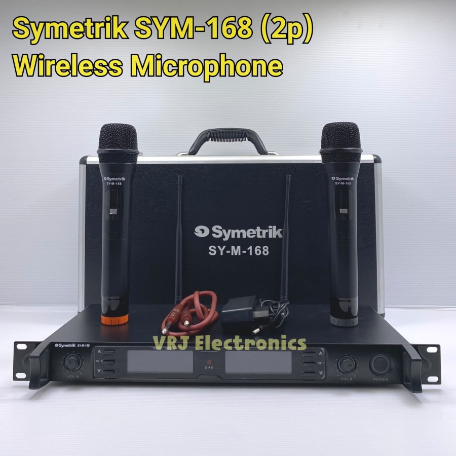 Jual Symetrik SYM168 (2p) Wireless Microphone | Shopee Indonesia